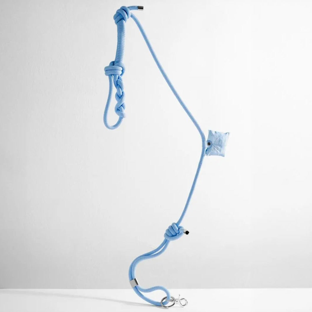Baby Blue Rope Leash - Fluffy Collective