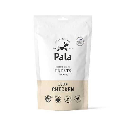 Pala Chicken Treats – Supports muscle development, joint health, and immune strength, air-dried in small batches in Estonia with no additives