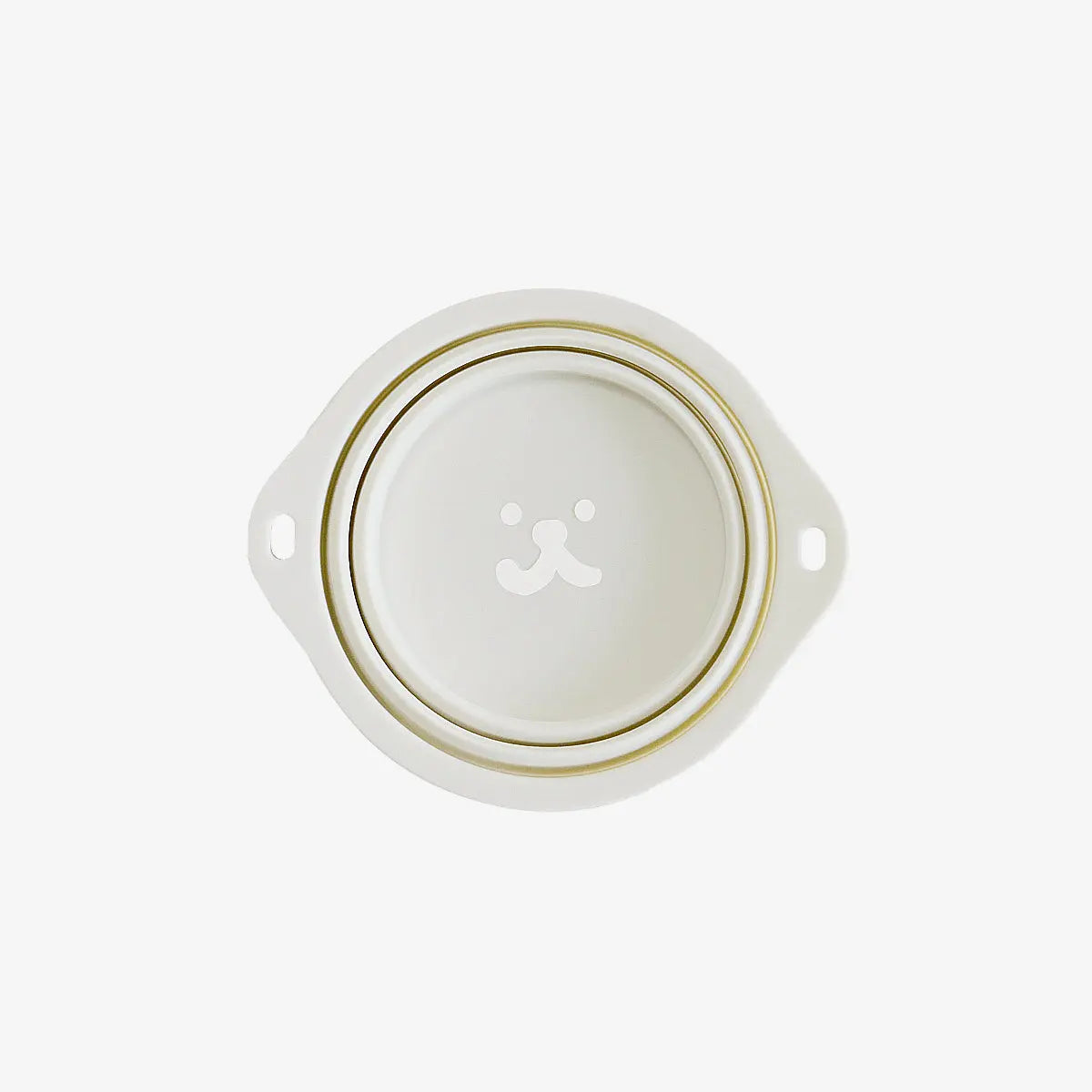 Collapsible Single Bowl Large Cream Ivory - Fluffy Collective