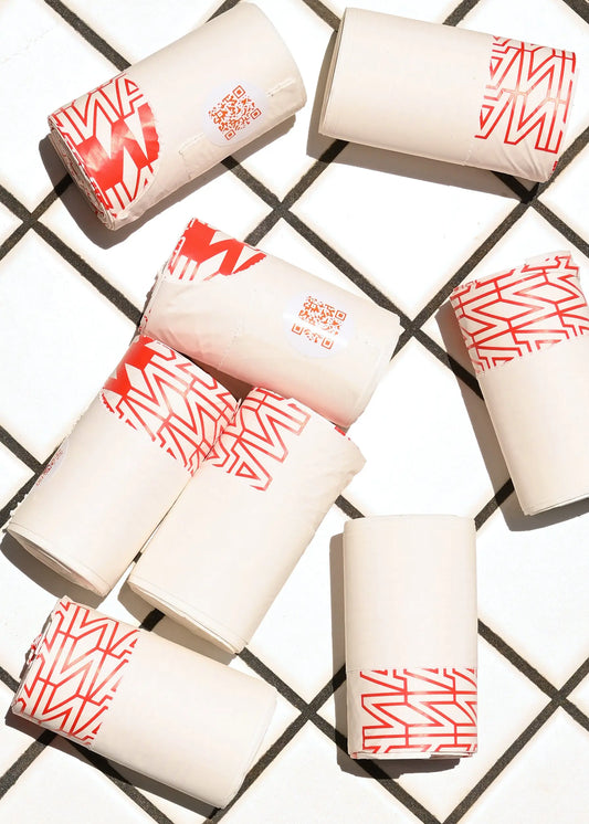 Copy of Copy of Plastic-free Poop Bags Yellow - Fluffy Collective