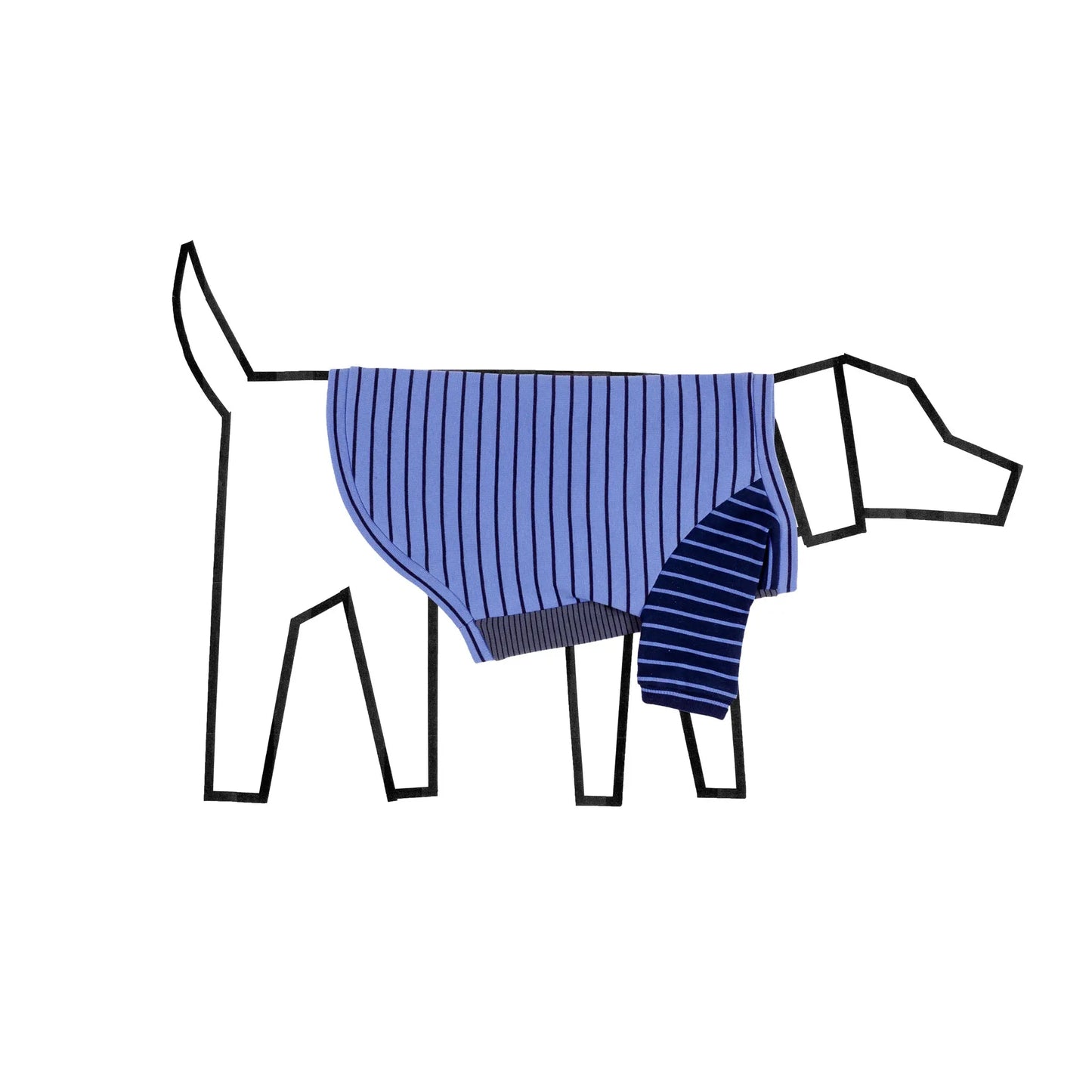 Crazy Striped T-Shirt WARE OF THE DOG