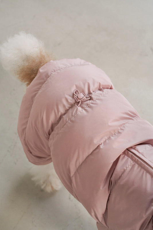 Cushy Puffer Onesie Cherry Blossom - Fluffy Collective