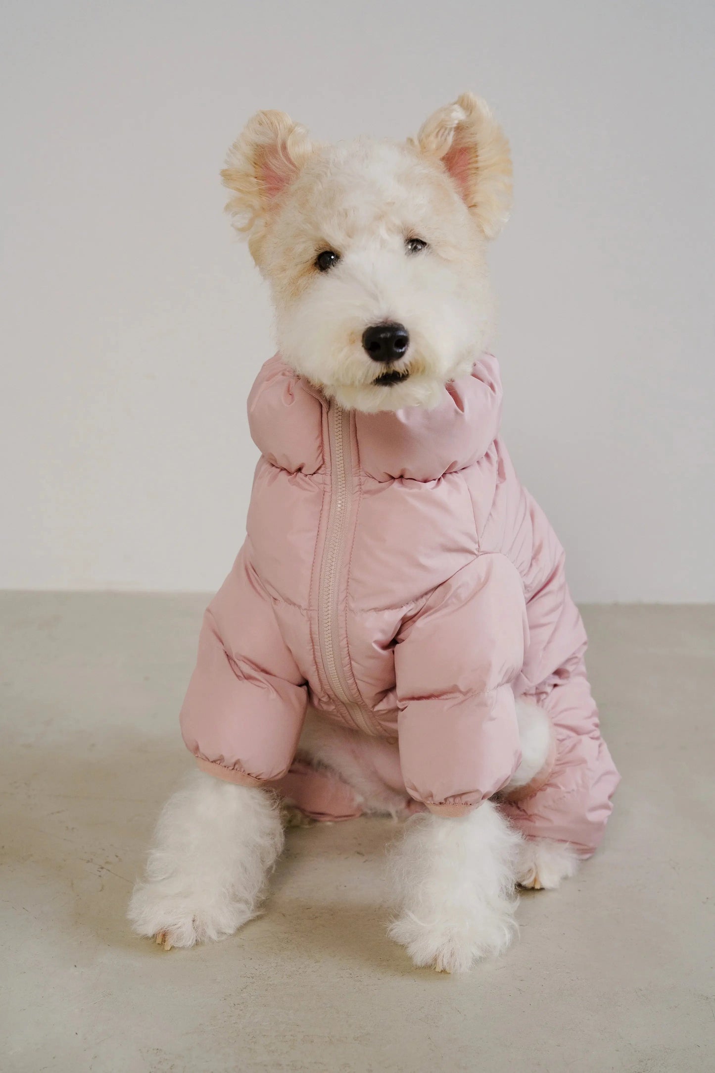 Cushy Puffer Onesie Cherry Blossom - Fluffy Collective