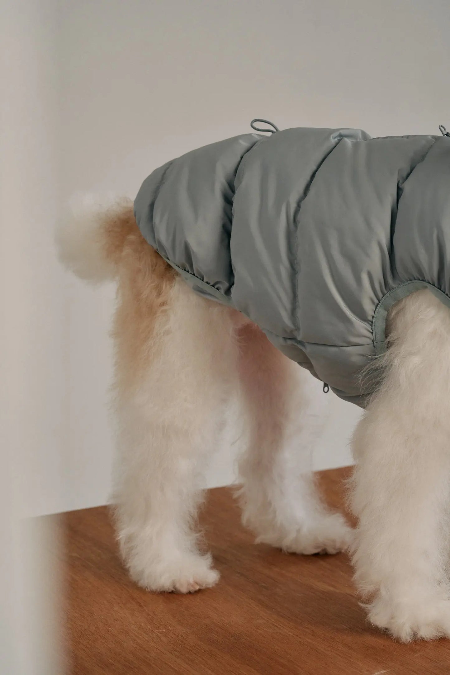 Cushy Puffer Vest Iceberg Green Fluffy Collective