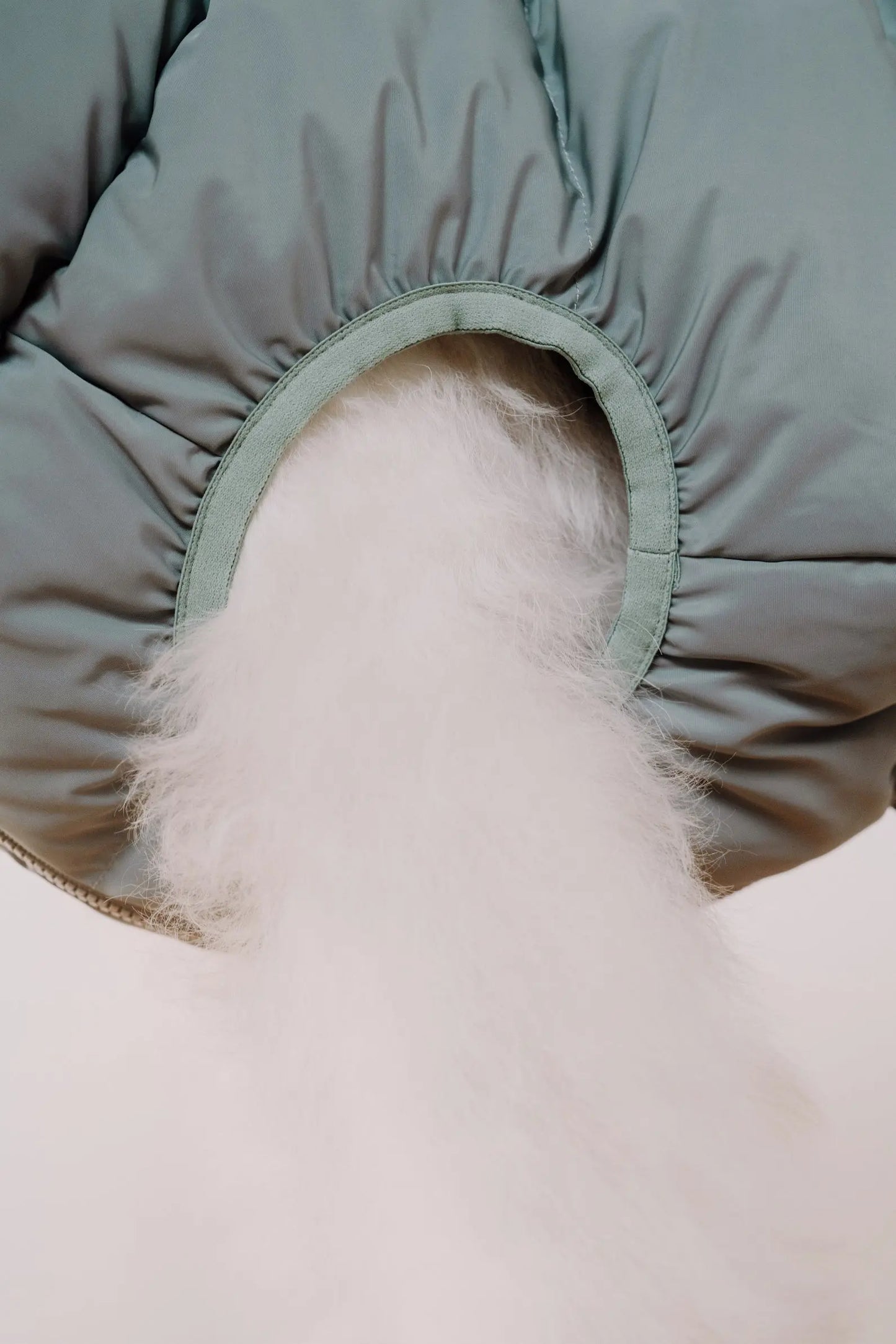 Cushy Puffer Vest Iceberg Green Fluffy Collective