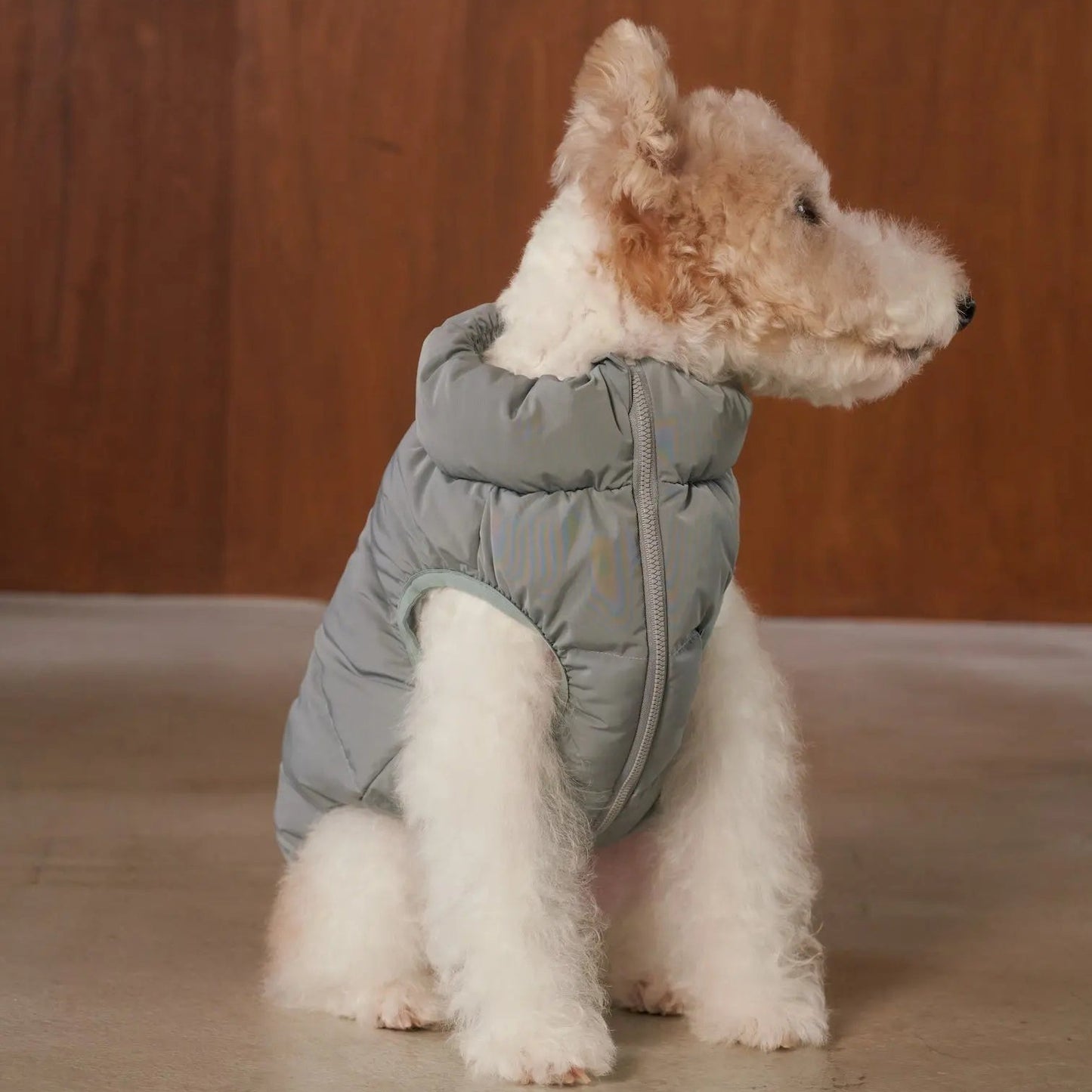Cushy Puffer Vest Iceberg Green Fluffy Collective