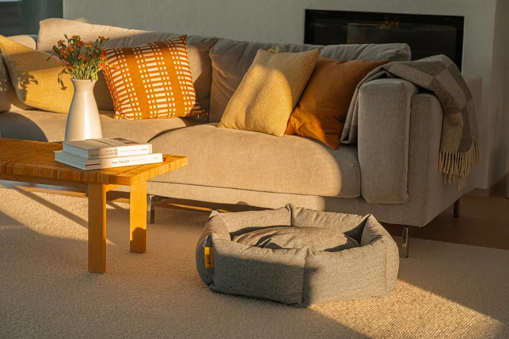 Dog Bed Luoto Salt & Pepper - Fluffy Collective