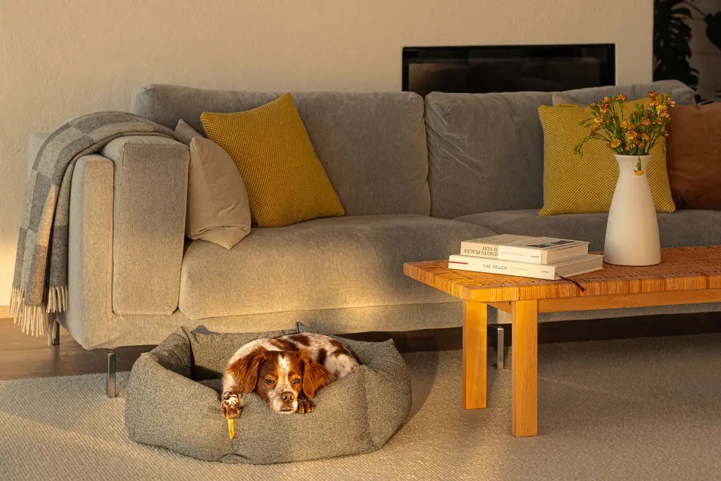 Dog Bed Luoto Salt & Pepper - Fluffy Collective