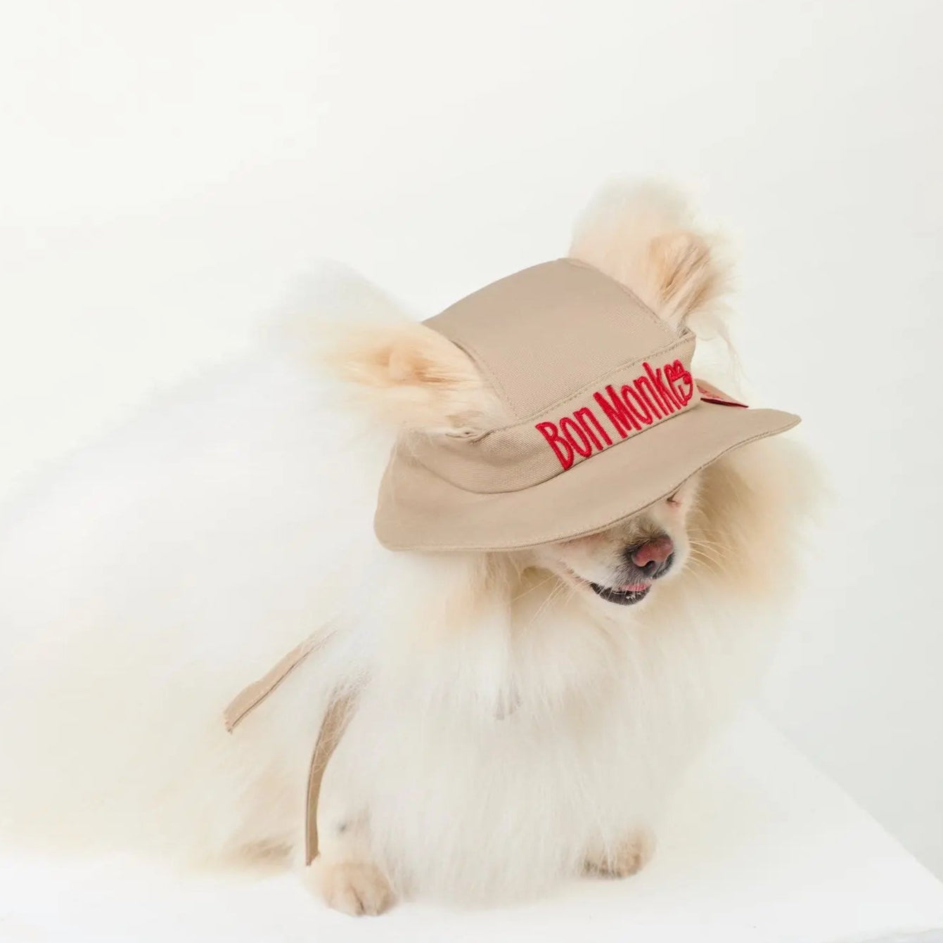 Dog Tennis Hat Beige - Fluffy Collective
