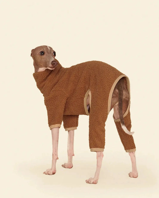Magic Brownie Fleece Dog Onesie