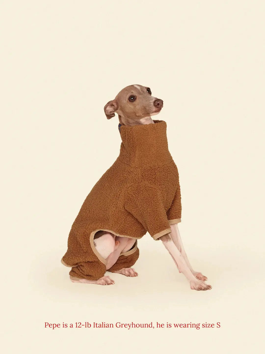 Magic Brownie Fleece Dog Onesie