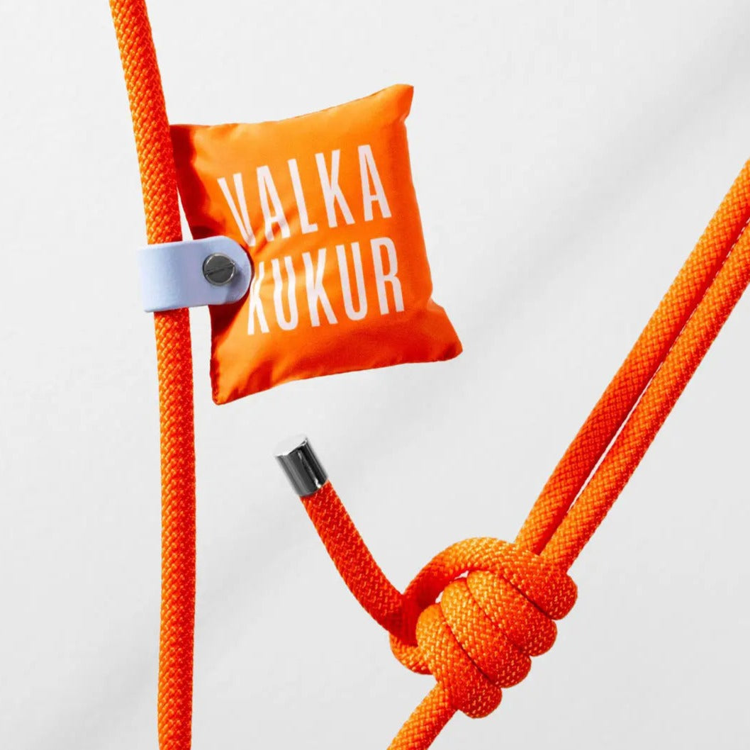 Orange Rope Leash - Fluffy Collective