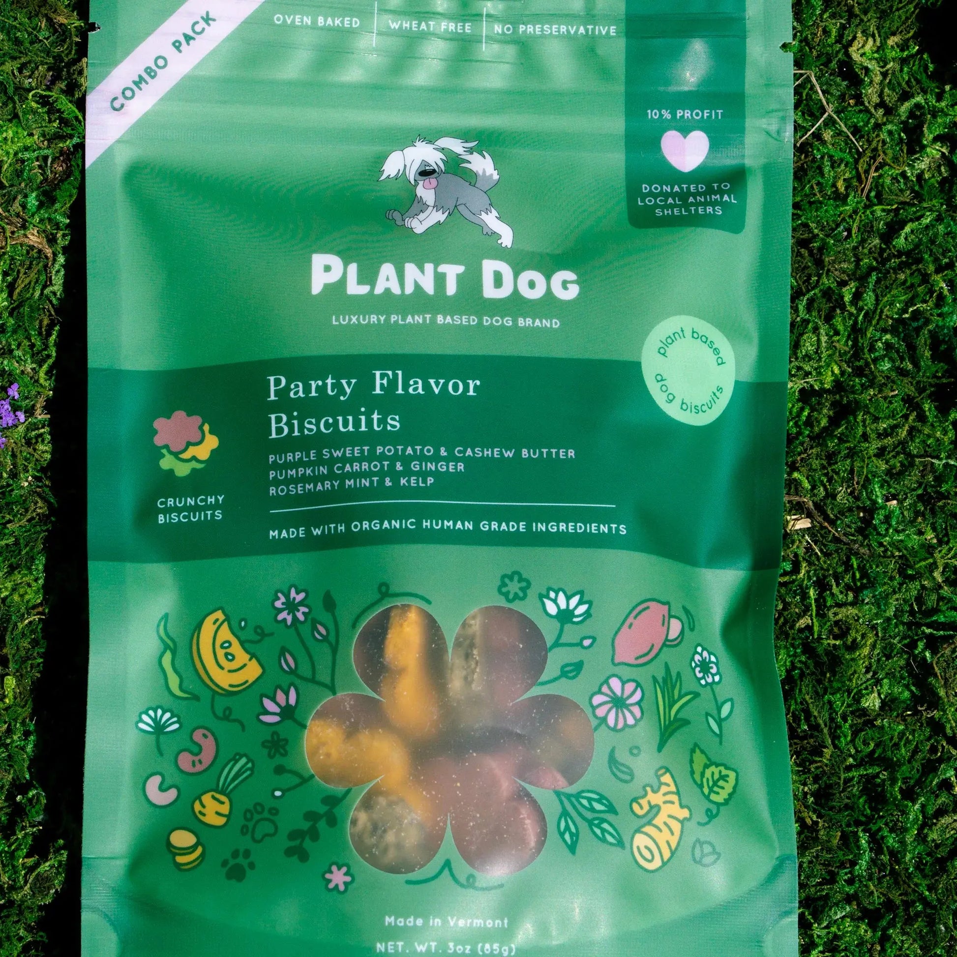 Party Flavor Biscuits PLANT DOG