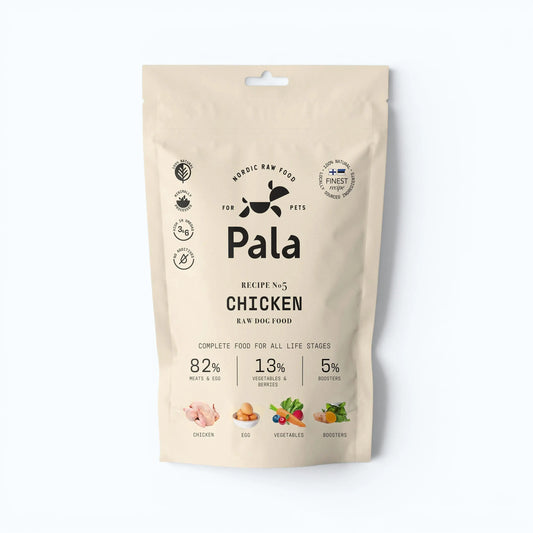 Pala Recipe #5 - Chicken – Contains Icelandic kelp, flaxseed oil, sea buckthorn, blueberry, and cranberry, suitable for all life stages