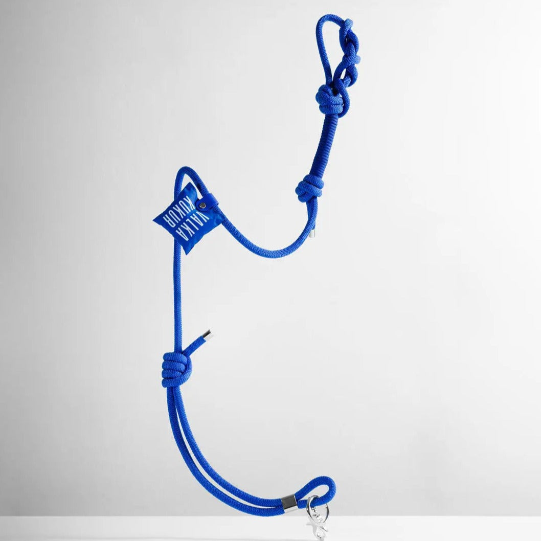 Royal Blue Rope Leash - Fluffy Collective