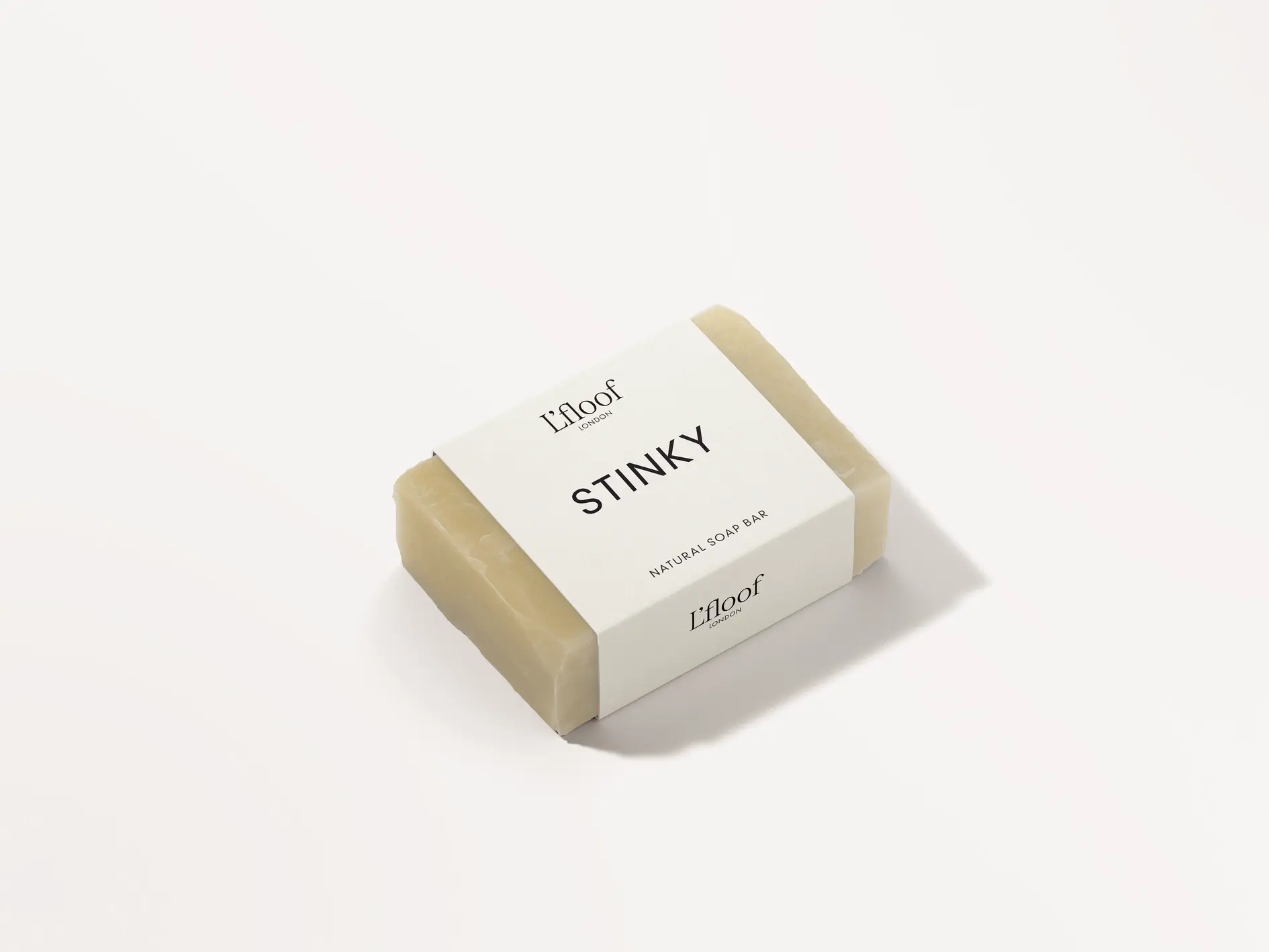 STINKY Bergamot & Lavender Soap Bar - Fluffy Collective