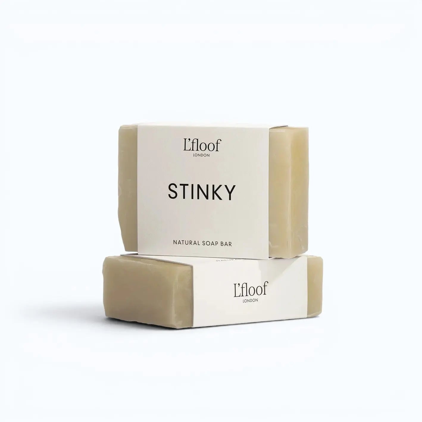 L'floof STINKY Bergamot & Lavender Dog Soap Bar – natural vegan soap bar in bergamot and lavender scent, product shot