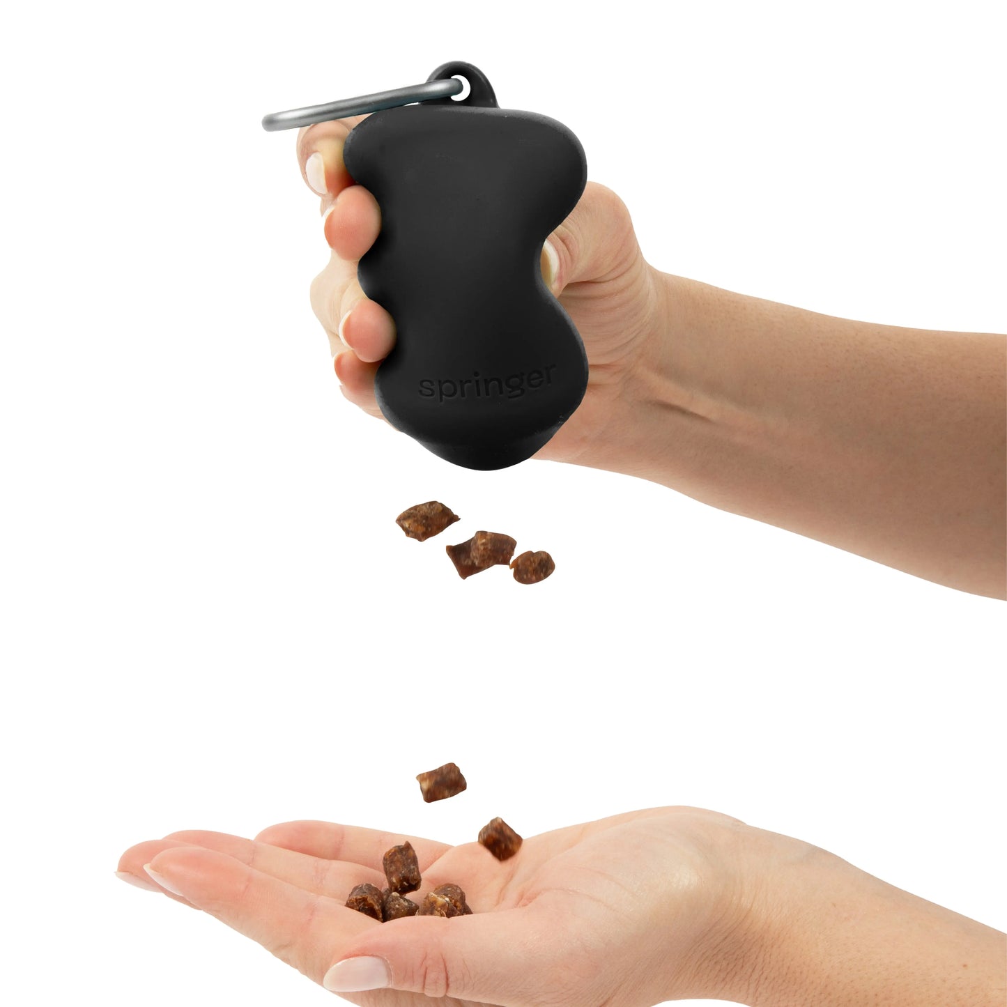 Silicone Dog Treat Dispenser Black - Fluffy Collective