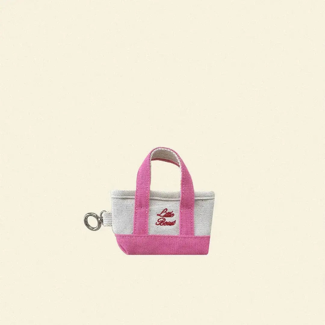 The Little Beast Poop Bag Tote Pink - Fluffy Collective