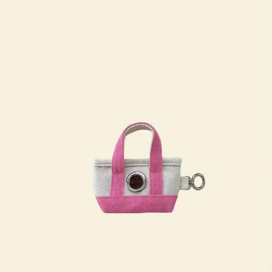The Little Beast Poop Bag Tote Pink - Fluffy Collective