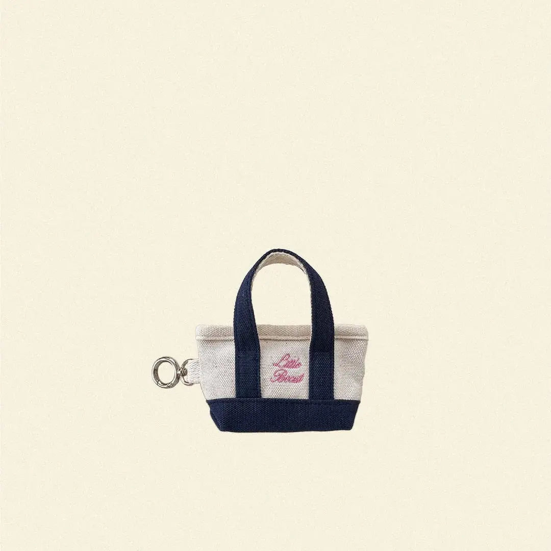 The Little Beast Poop Bag Tote Navy - Fluffy Collective