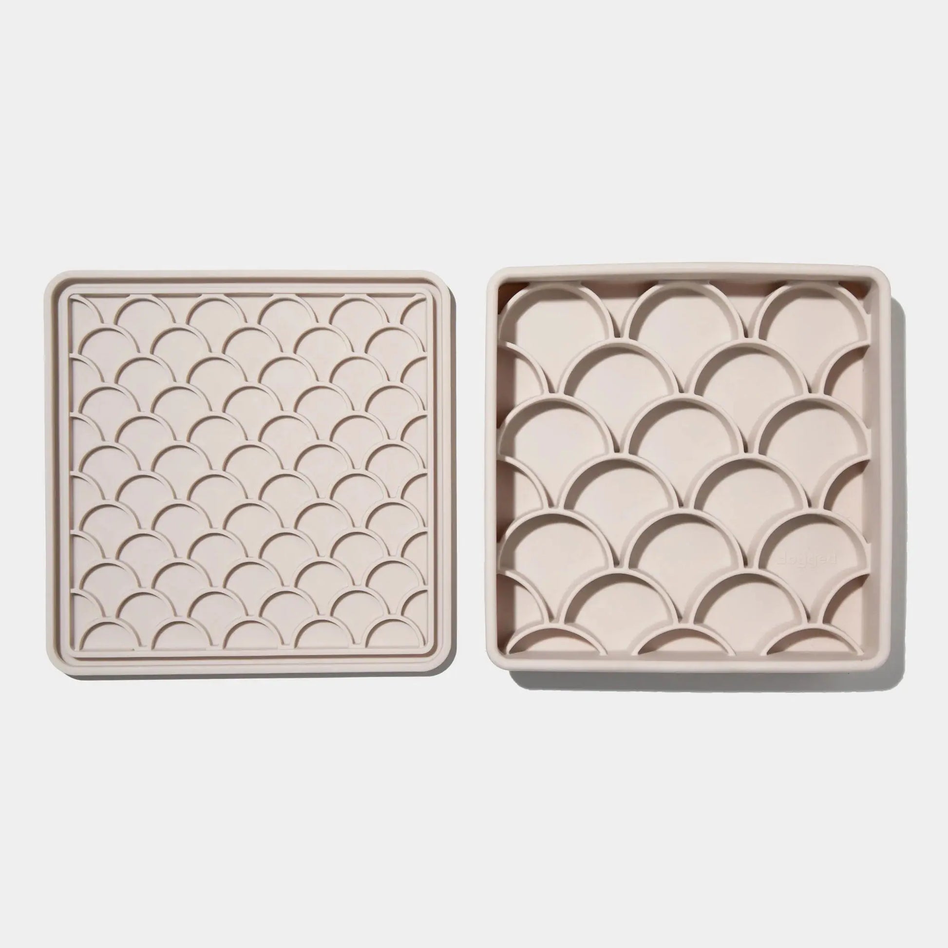 3-in-1 Fish Scale Slow Feeder Bowl - Sand - Fluffy Collective