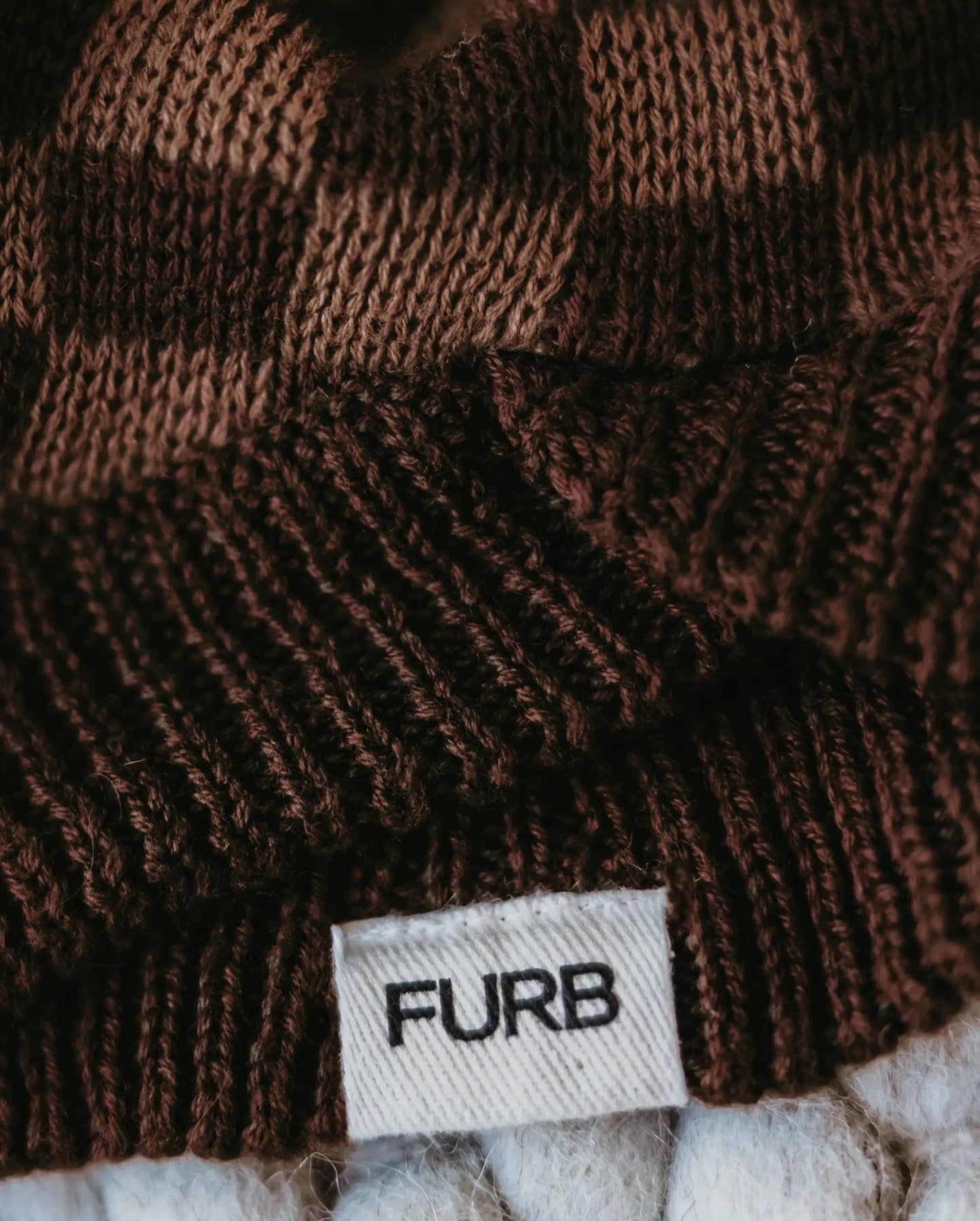 Arlo Brown Check Sweater FURB