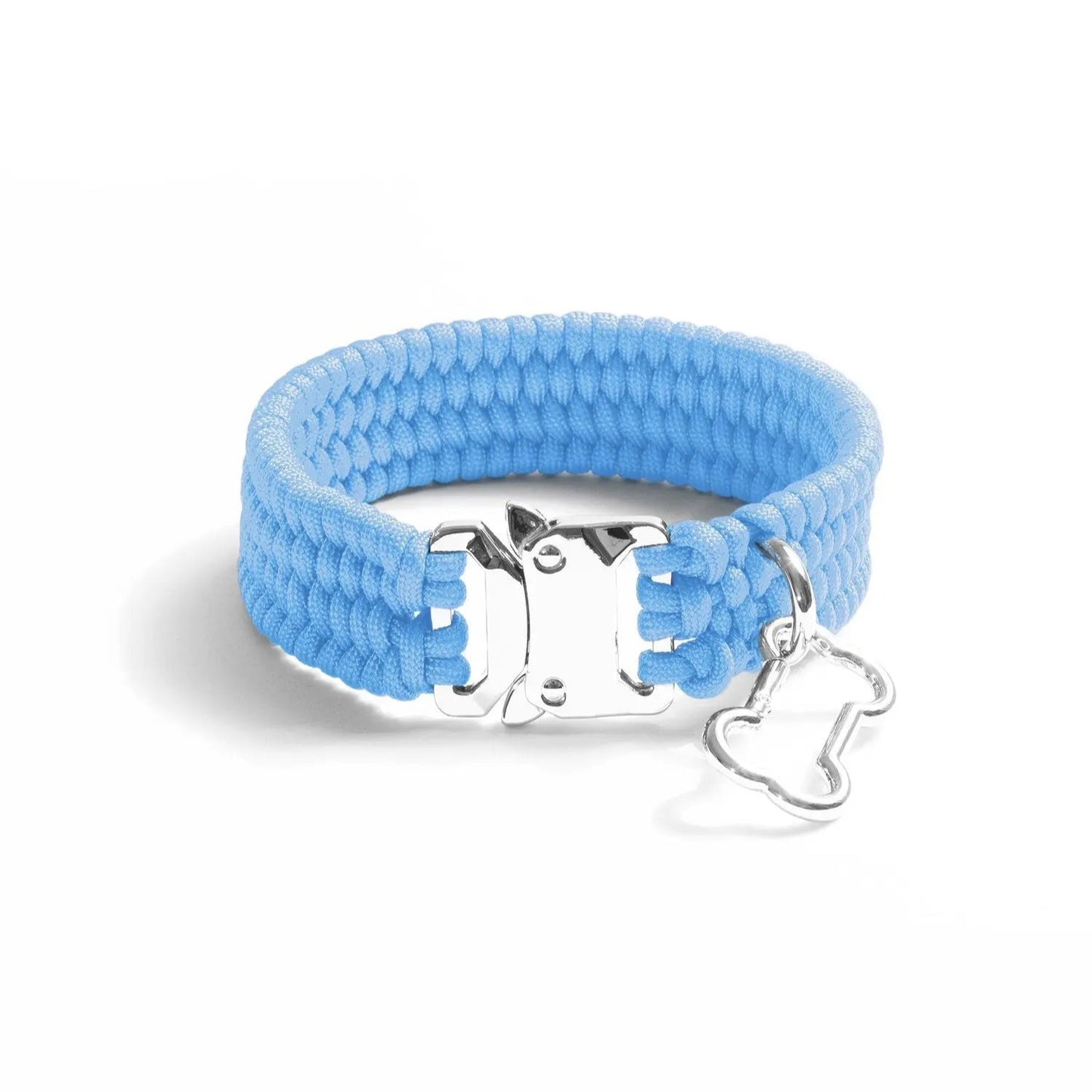 Bespoke Baby Blue Dog Collar - Fluffy Collective