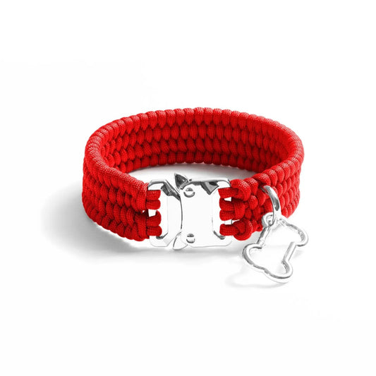 Bespoke Party Red Dog Collar - Fluffy Collective