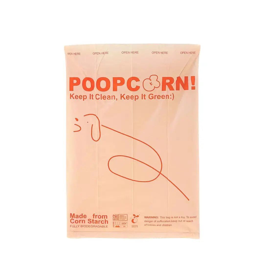 Poop Brand Biodegradable Poop Bags by Poopcorn | Fluffy Collective