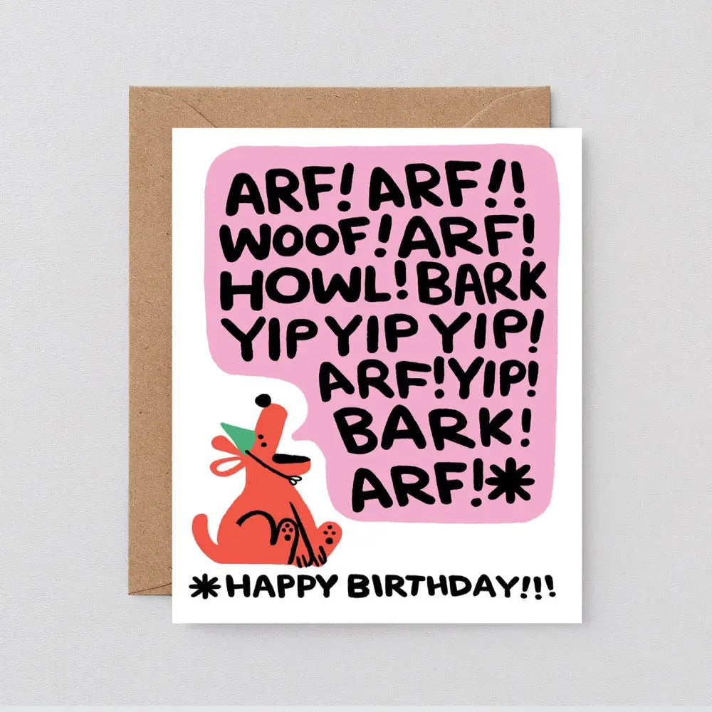 Birthday Bark Card WRAP