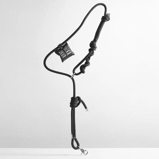 Black Jack Rope Leash - Fluffy Collective