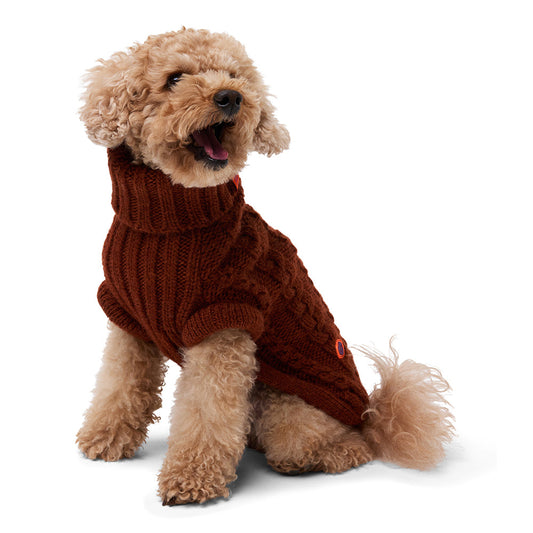 Bold Pinocchio Brown Jumper - Fluffy Collective
