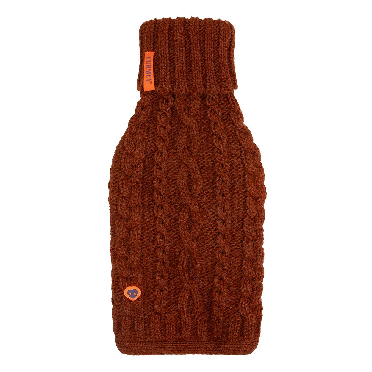 Bold Pinocchio Brown Jumper - Fluffy Collective