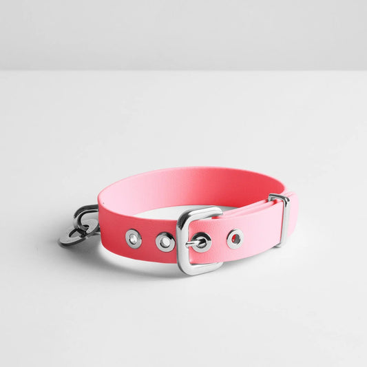 Bubblegum Pink Dog Collar - Fluffy Collective