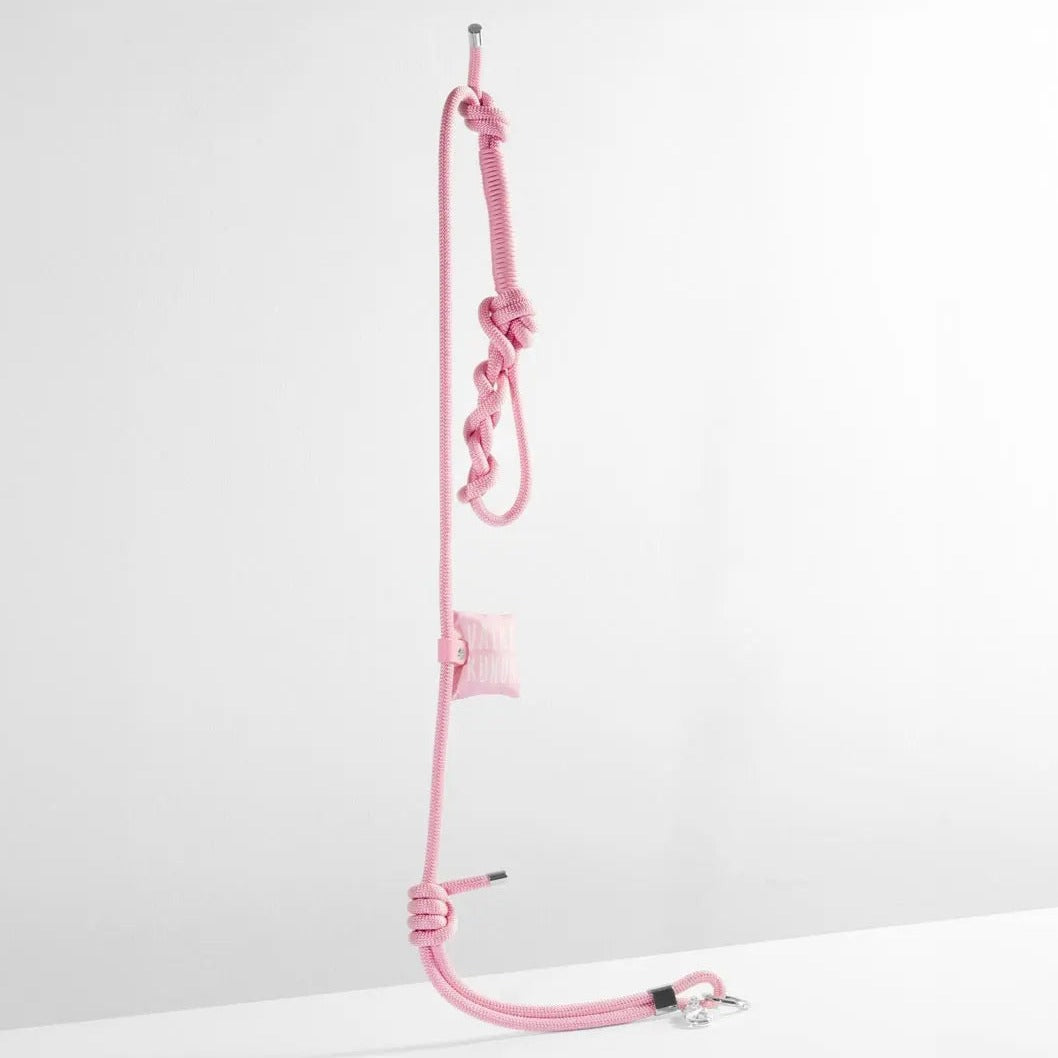 Bubblegum Pink Rope Leash - Fluffy Collective