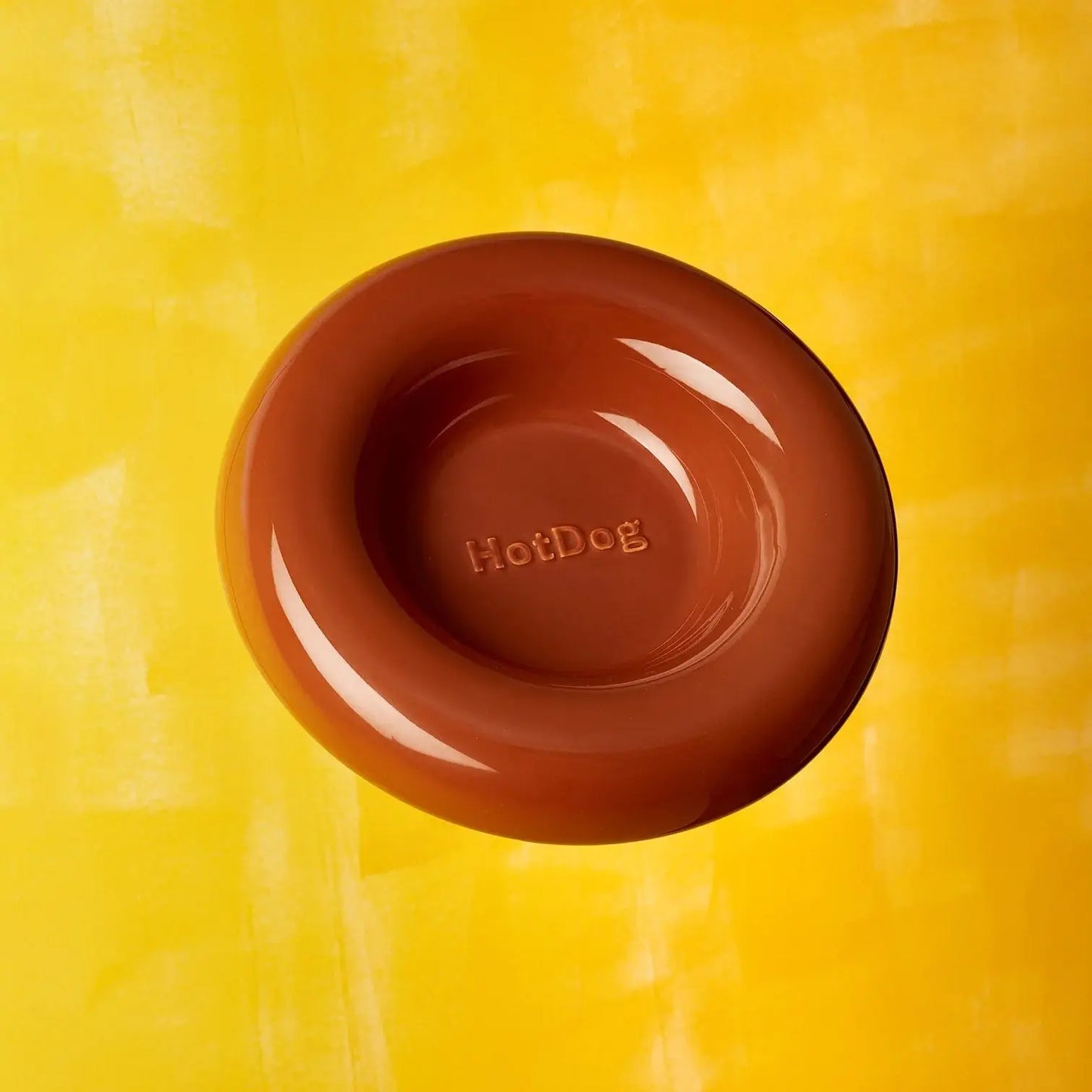 Ceramic Dog Bowl Brown - Fluffy Collective