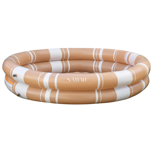 Cinnamon Stripe Inflatable Pool HELLO SAMAH