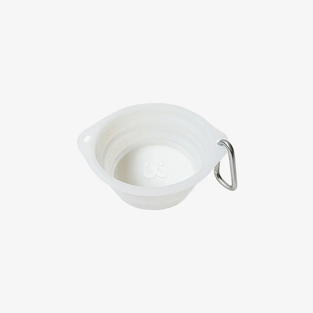 Collapsible Single Bowl Regular Clear - Fluffy Collective