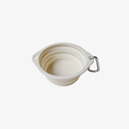 Collapsible Single Bowl Regular Cream Ivory - Fluffy Collective