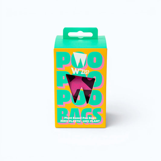 W’ZIS plant-based compostable dog poo bags