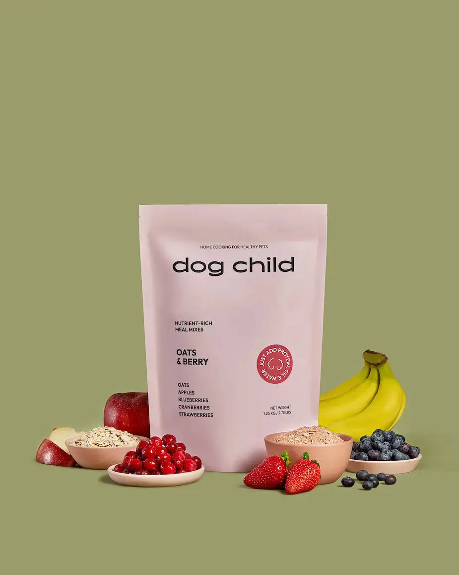 Copy of Organic Oats & Berry Meal Mix For Dogs - Fluffy Collective