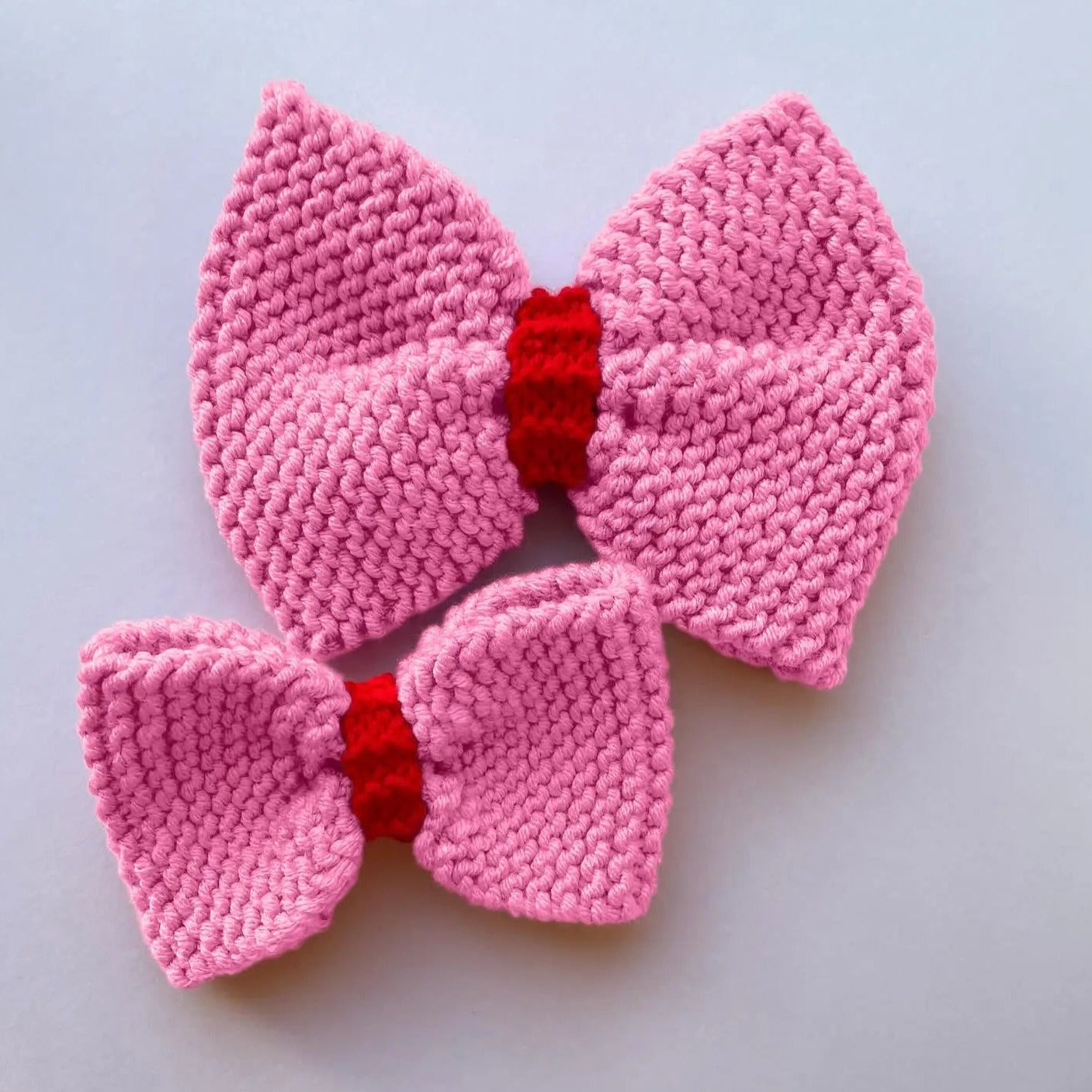 Rose Hand-knit Bow Tie - Fluffy Collective