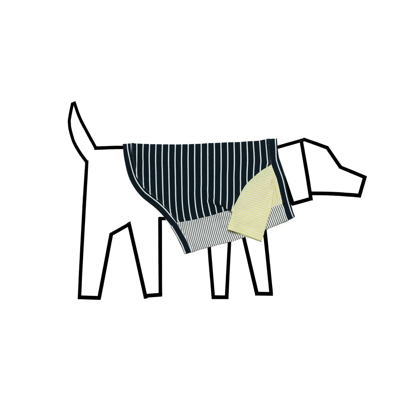 Crazy Striped T-Shirt WARE OF THE DOG