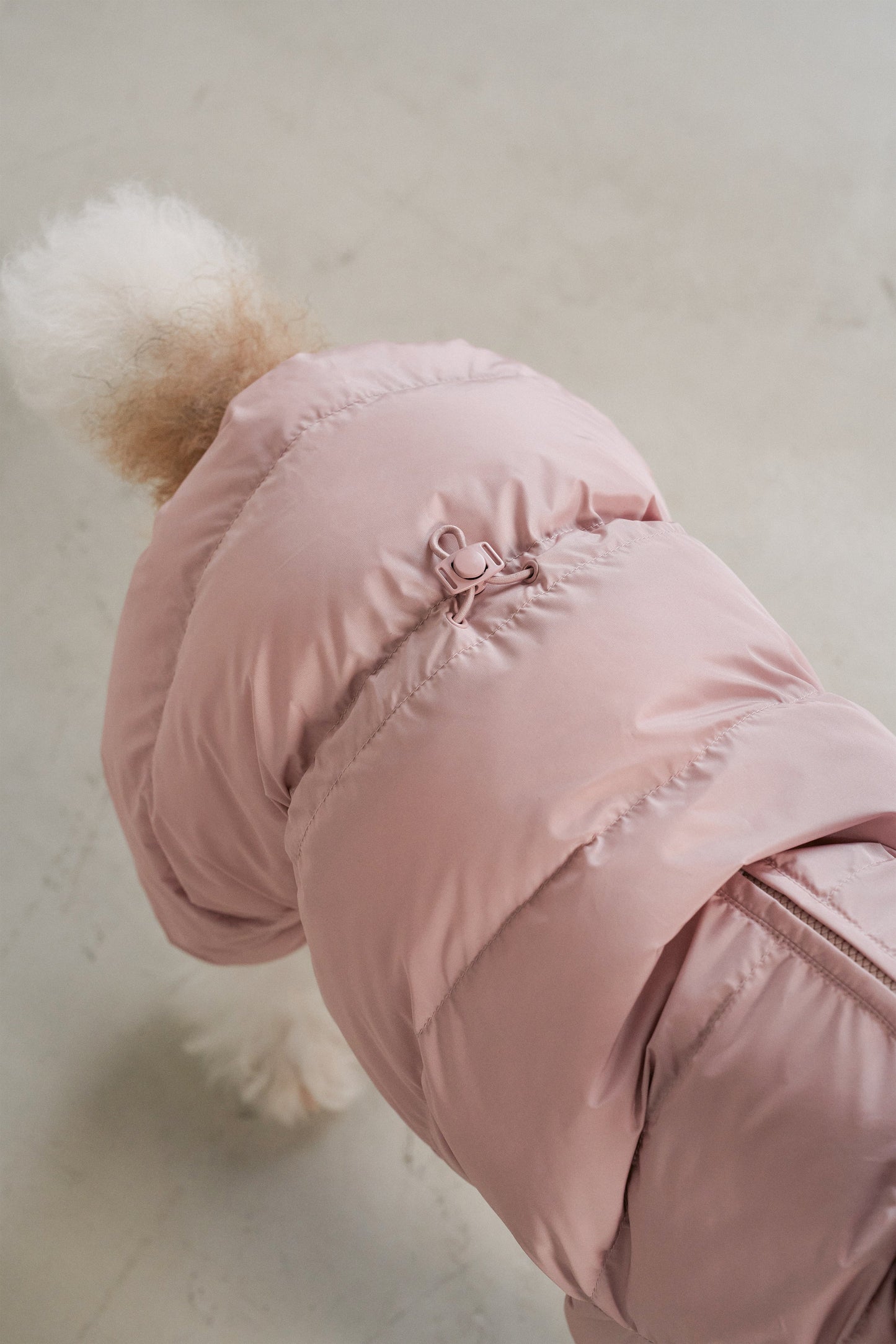 Cushy Puffer Onesie Cherry Blossom - Fluffy Collective