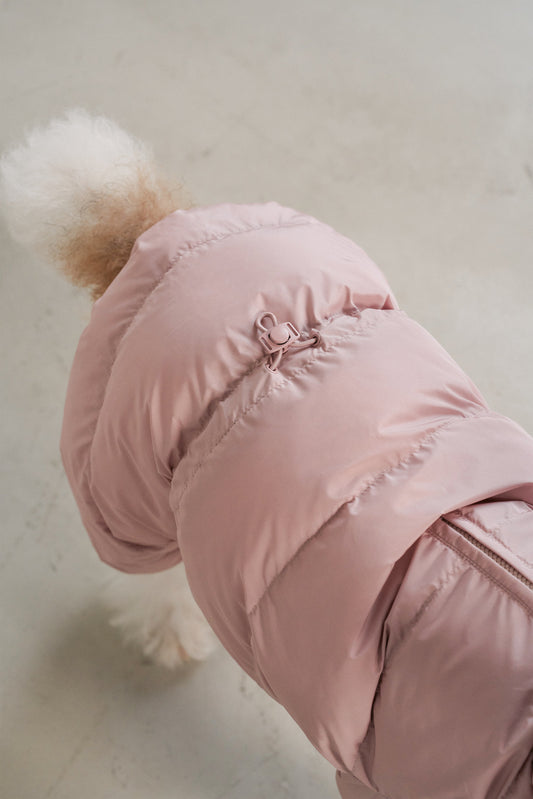 Cushy Puffer Onesie Cherry Blossom - Fluffy Collective