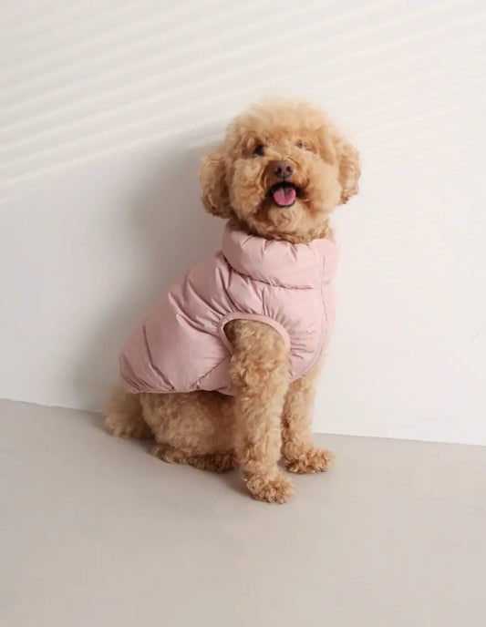 Cushy Puffer Vest Cherry Blossom - Fluffy Collective