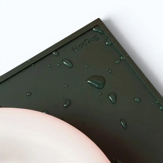 Dog Bowl Mat Green