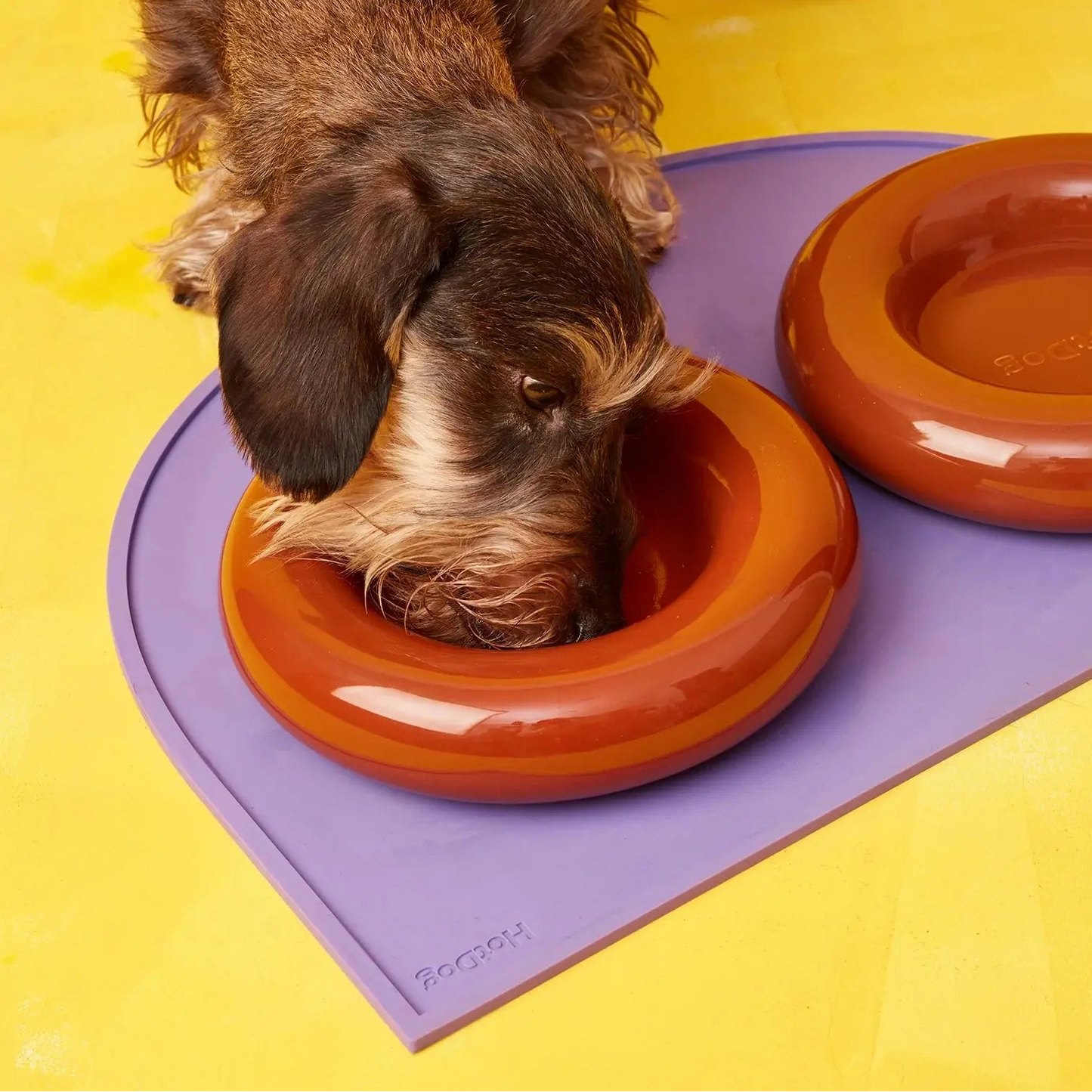 Dog Bowl Mat Lilac