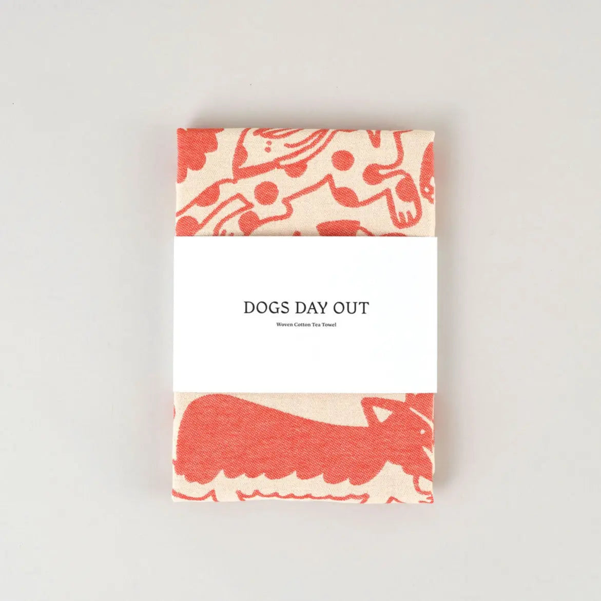 Dogs Day Out Tea Towel WRAP